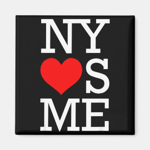 Ny Houdt Van Mij Grappig Ik Hart New York  Magneet