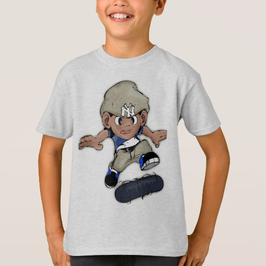 NY Kickflip T-shirt (Voorkant)