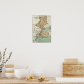 NY, Kings, Queens, Richmond, Rockland Poster (Keuken)
