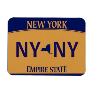 NY Licentie Bord Magnet Magneet