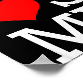 Ny Loves Me Funny I Heart New York  Poster (Hoek)