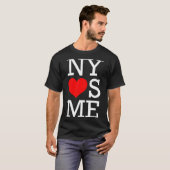Ny Loves Me Funny I Heart New York  T-shirt (Voorkant volledig)