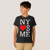 Ny Loves Me Funny I Heart New York  T-shirt (Voorkant volledig)