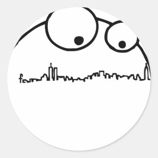 NY Monster Ronde Sticker