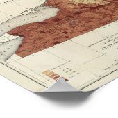 NY-neerslag, populatie, hoogte, temperatuur Poster (Hoek)