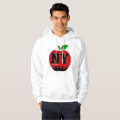 NY NEW YORK DE GROEDE APPEL HOODIE (Voorkant volledig)