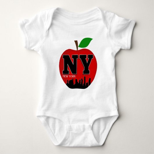 NY NEW YORK DE GROEDE APPEL ROMPER (Voorkant)