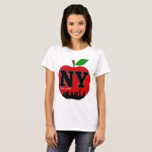 NY NEW YORK DE GROEDE APPEL T-SHIRT (Voorkant volledig)