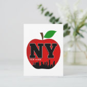 NY NEW YORK DE GROOTE APPEL BRIEFKAART (Staand voorkant)