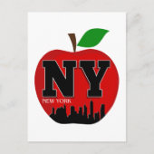 NY NEW YORK DE GROOTE APPEL BRIEFKAART (Voorkant)
