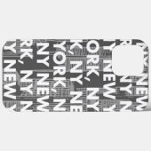 NY NEW YORK Graphic Pattern Case-Mate iPhone Case (Achterkant (horizontaal))
