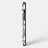 NY NEW YORK Graphic Pattern iPhone Hoesje (Linkerkant)