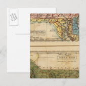 NY, NJ, Pa, Del, Md Briefkaart (Voorkant / Achterkant)