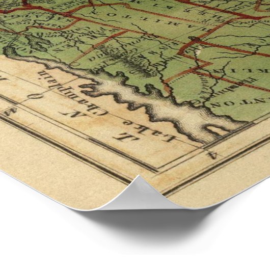 NY, NJ, Pa, Del, Md Poster (Hoek)