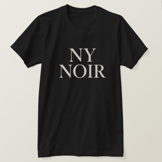 NY Noir T-shirt (Design voorkant)