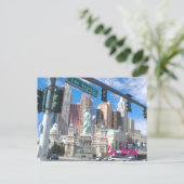 NY NY Las Vegas Blvd Briefkaart (Staand voorkant)