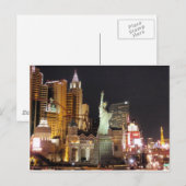 NY, NY - Vegas Briefkaart (Voorkant / Achterkant)