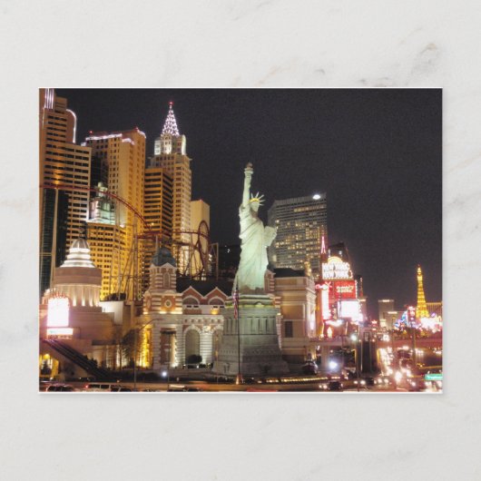 NY, NY - Vegas Briefkaart (Voorkant)
