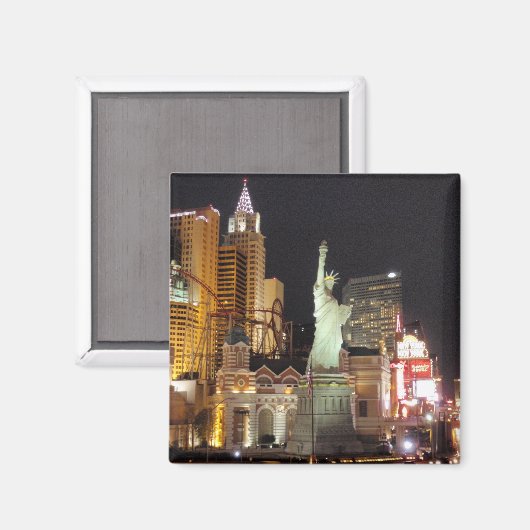 NY, NY - Vegas Magneet (Voorkant / Achterkant)