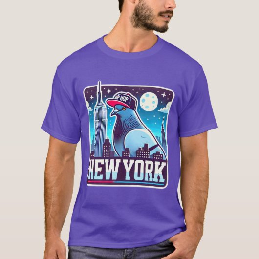 NY PIGEON 5 T-SHIRT (Voorkant)
