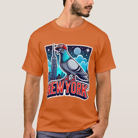 NY PIGEON 7 T-SHIRT (Voorkant)