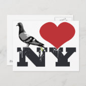 NY Pigeon Briefkaart (Voorkant / Achterkant)