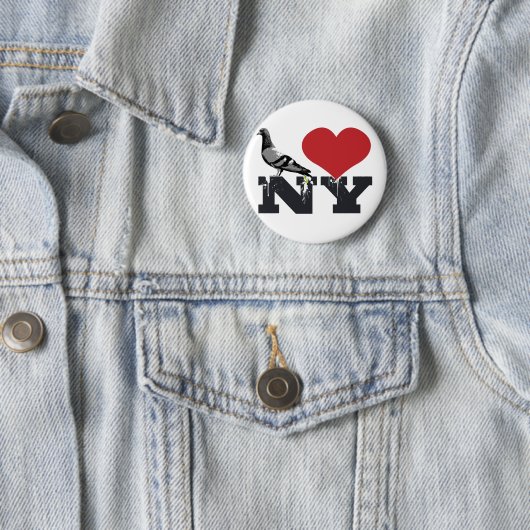 NY Pigeon Ronde Button 5,7 Cm (In situ)