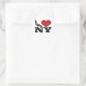 NY Pigeon Ronde Sticker (Tas)