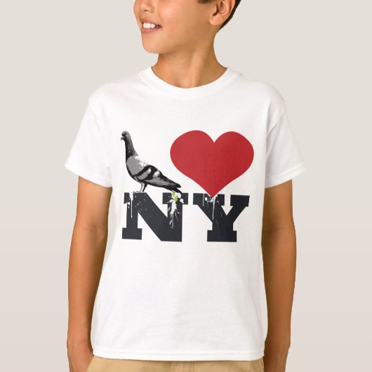 NY Pigeon T-shirt (Voorkant)