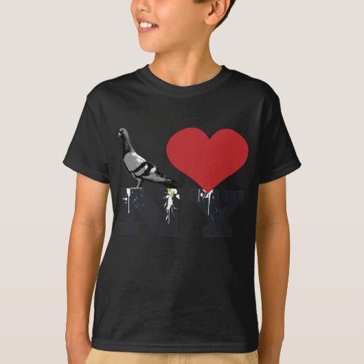 NY Pigeon T-shirt (Voorkant)