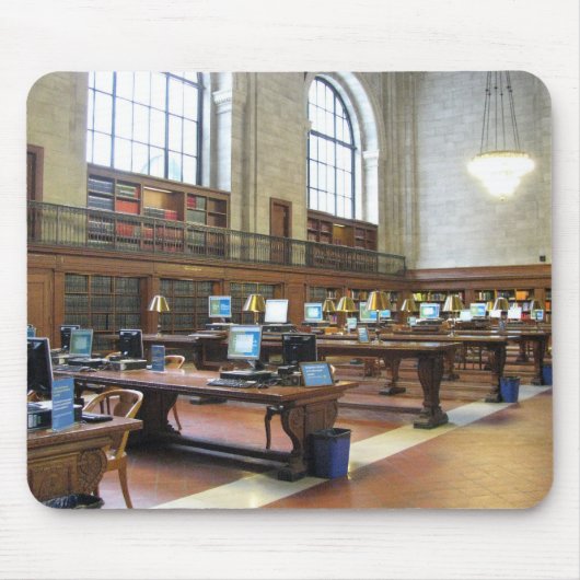 NY Public Library Mousepad Muismat (Voorkant)