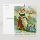 NY Public Library Vintage Birthday Card # 3 Briefkaart (Voorkant / Achterkant)