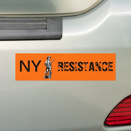 NY RESISTANCE BUMPERSTICKER (Op auto)