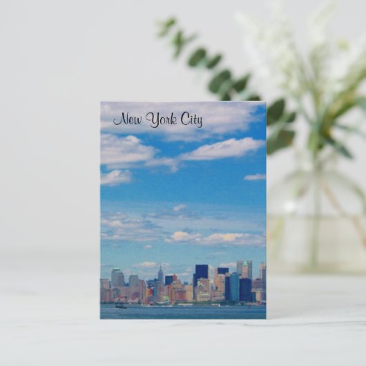 ny skyline briefkaart (Staand voorkant)