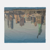NY Skyline Fleece Deken (Voorkant (Horizontaal))