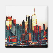 NY Skyline Magnet (Voorkant)