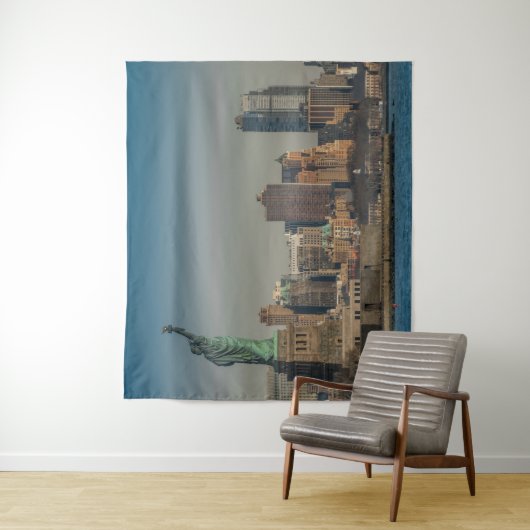 NY Skyline Wandkleed (In situ)