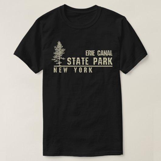 NY Souvenir Gift voor Erie Canal State Park T-shirt (Design voorkant)