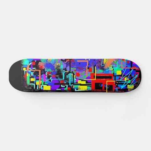 NY stad graffiti dek Skateboard (Horizontaal)