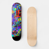 NY stad graffiti dek Skateboard (Voorkant)