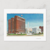 NY State Kantoor, Statler Hotel Briefkaart (Voorkant)
