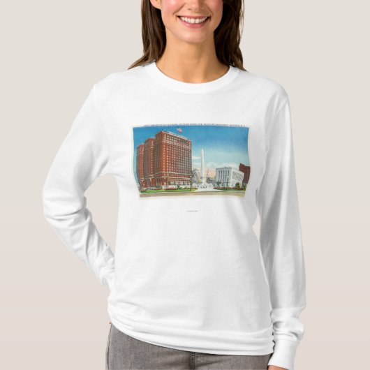 NY State Kantoor, Statler Hotel T-shirt (Voorkant)