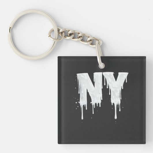 NY Straat Vibes Sleutelhanger (voorkant)