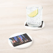 NY TIME SQUARE ZANDSTEEN ONDERZETTER (Zijkant)