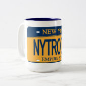 NY TROOPER NY Kenteken Plaat Mok (Voorkant links)