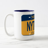 NY TROOPER NY Kenteken Plaat Mok (Links)