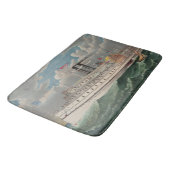 NY Voyage Grand Paddlewheel Stoomboot De Pelgrim Badmat (Gekanteld)