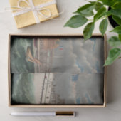 NY Voyage Grand Paddlewheel Stoomboot De Pelgrim Tissuepapier (Geschenk)