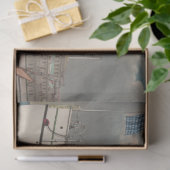 NY Voyage Grand Paddlewheel Stoomboot De Pelgrim Tissuepapier (Geschenk)