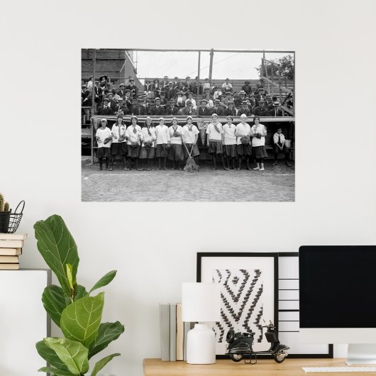 NY Vrouw Giants Baseball, 1913 Poster (Thuiskantoor)